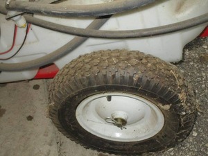 lot 152 image: Fimco 15 Gallon Pull Behind Trailer Sprayer