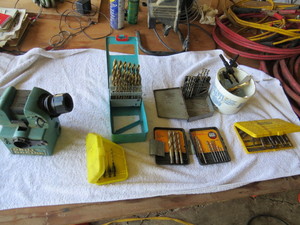 lot 13 image: Drill Doctor Bit Sharpener with Assorted Drill Bits