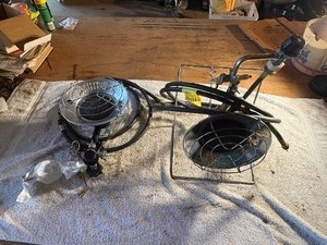 lot 140 image: Lot of 2 Propane Heater Heads
