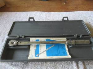 lot 126 image: Craftsman Micro-Adjustable Torque Wrench