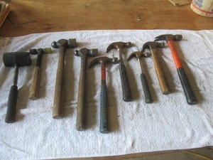 lot 130 image: Mixed Lot of Hammers