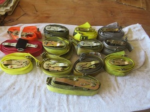 lot 69 image: Mixed Lot of Ratchet Straps (13)