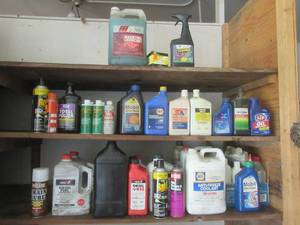 lot 79 image: Mixed Lot of Oils and Liquids
