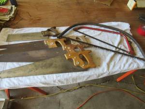 lot 81 image: Mixed Lot of Hand Saws
