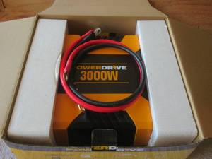 lot 85 image: PowerDrive PD3000 3000W Bluetooth Power Inverter with 4 AC 2 USB & APP Interface