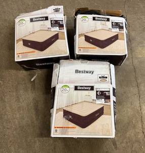 lot 5 image: 3x20 Queen  Bestway Air Mattresses