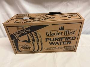 lot 12 image: 3x 1 Gallon Glacier Mist Purified Water