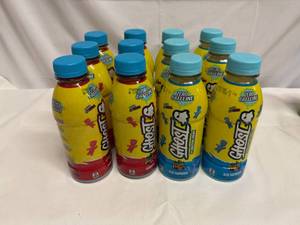 lot 29 image: 12x Ghost Hydration Drink-Zero Caffeine-Sour Patch Redberry & Blue Raspberry