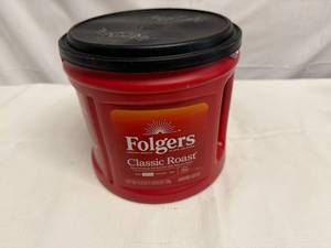 lot 37 image: 25.9oz Folgers Classic Roast