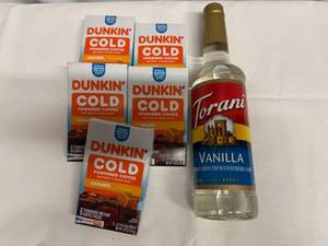lot 52 image: 6x 16 Cold Brew Instant Coffee & Torani Vanilla Syrup