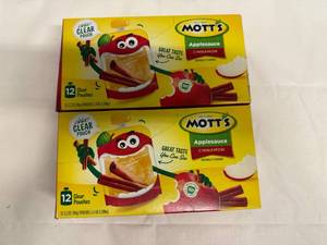 lot 65 image: 2x 12 Pouches Motts Applesauce