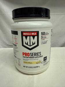 lot 70 image: 32oz Muscle Milk Pro Series-Intense Vanilla
