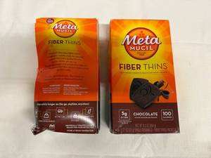 lot 72 image: 2x 12 Single Servings Meta Mucil Fiber Thins