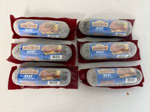 lot 135 image: L. 6x Johnsonville Beef Summer Sausage
