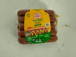 lot 163 image: C. 6x 16oz Oscar Mayer Turkey Franks
