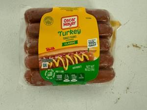 lot 165 image: C. 6x 16oz Oscar Mayer Turkey Franks