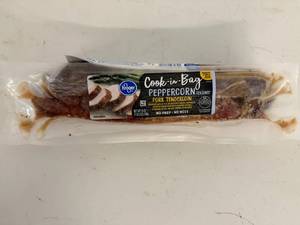 lot 177 image: 2x 1lb 3oz Pork Tenderloin-Cook in Bag-Peppercorn
