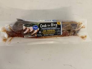 lot 178 image: 2x 1lb 3oz Pork Tenderloin-Cook in Bag-Peppercorn