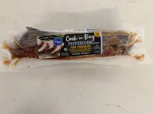 lot 181 image: 2x 1lb 3oz Pork Tenderloin-Cook in Bag-Peppercorn