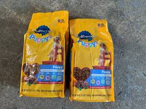 lot 200 image: 4x 3.5lb Bags Pedigree Puppy Food