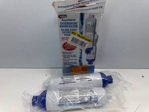 lot 55 image: VALTERRA EXTERIOR RV WATER FILTER