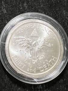 lot 18 image: 1 TROY OZ .999 FINE SILVER SILVERSHIELD ROUND IN AIRTITE