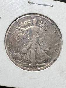 lot 38 image: 1936-S US WALKING LIBERTY HALF DOLLAR