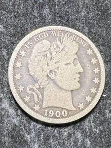 lot 47 image: 1900-O US BARBER HALF DOLLAR