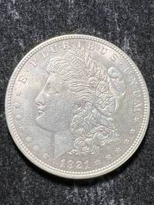 lot 48 image: 1921 US MORGAN SILVER DOLLAR UNC