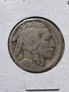 lot 60 image: 1923-S US BUFFALO NICKEL VG