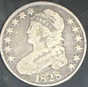 1828 Capped Bust Half Dollar