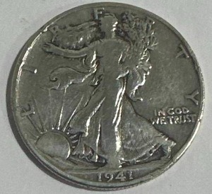 lot 22 image: 1941 Walking Liberty Half Dollar
