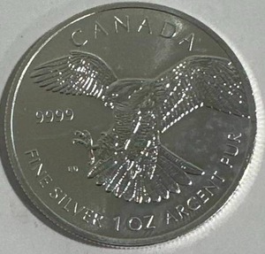 lot 24 image: 1oz .9999 Silver Limited Edition Canadian Wildlife Round