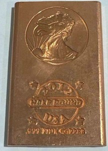 lot 26 image: 12 Pound Investment Grade .999 Copper Bar