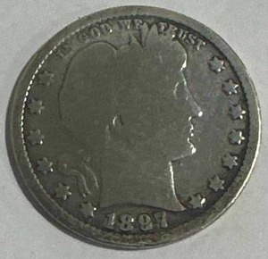lot 31 image: 1897 Barber Quarter