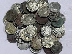 Lot of 50 Buffalo Nickels