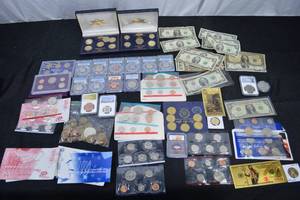 lot 22 image: COIN AND CURRENCY COLLECTION