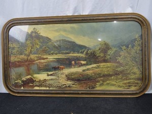 lot 31 image: ANTIQUE FRAMED PICTURE