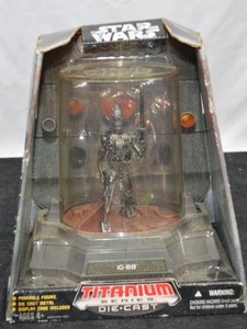 lot 46 image: STAR WARS TITANIUM DIE CAST POSEABLE FIGURE