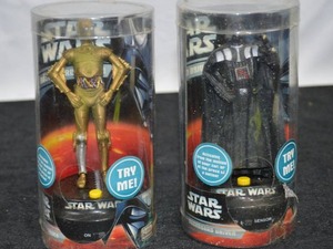 lot 47 image: STAR WARS C3PO AND DARTH VADER DASHBOARD DRIVERS