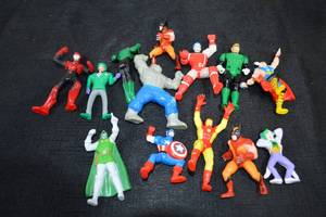 lot 52 image: MARVEL AND DC COLLECTIBLE ACTION FIGURES
