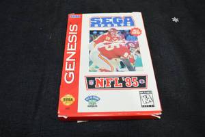 lot 55 image: SEGA GENESIS NFL 95 GAME IN BOX