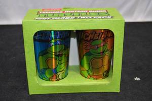 lot 97 image: NICKELODEON TEENAGE MUTANT NINJA TURTLES FOIL GLASSES