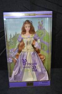 lot 104 image: Princess and the Pea Barbie, Collector Edition by Mattel