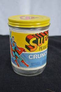 lot 190 image: Vintage 1981 Superman Peanut Butter Jar