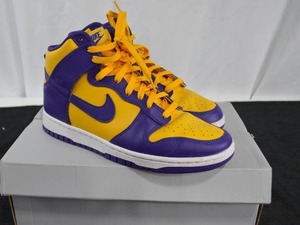 lot 212 image: Nike Dunk High Lakers Shoes
