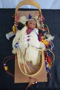 lot 232 image: Native American Doll