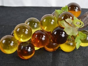 lot 241 image: Vintage Lucite Grapes