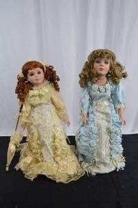 lot 264 image: Vintage Porcelain Dolls