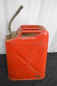 lot 282 image: Vintage 5 Gallon Jerry Can